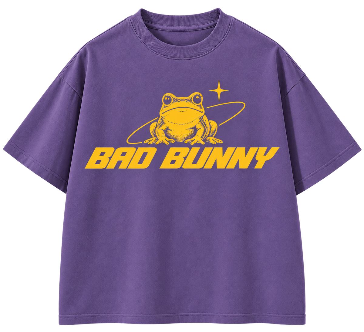 BAD BUNNY – CAFÉ CON RON | Oversized Tee Purple