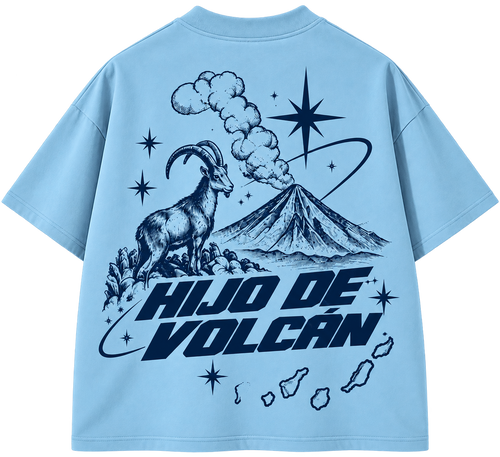 EL BAIFO – HIJO DE VOLCÁN | Oversized Tee Blue
