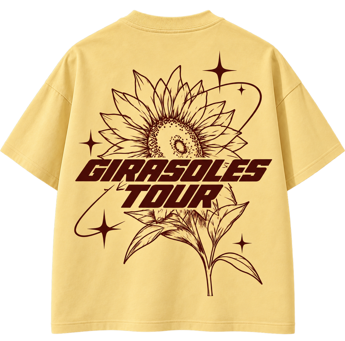 JAY WHEELER – GIRASOLES TOUR | Oversized Tee Yellow
