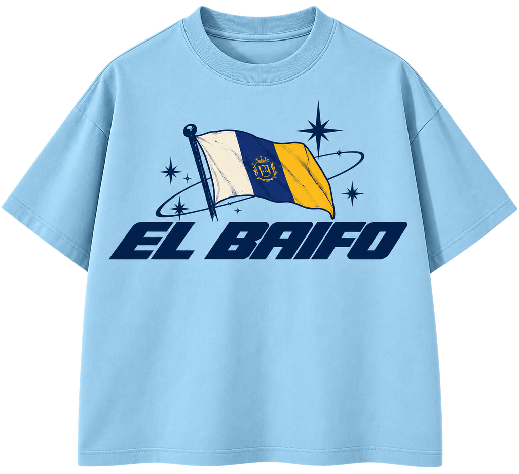 EL BAIFO – HIJO DE VOLCÁN | Oversized Tee Blue