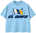 EL BAIFO – HIJO DE VOLCÁN | Oversized Tee Blue
