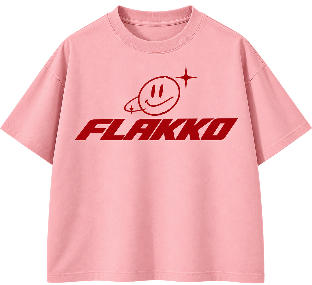 FLAKKO – SHORTY QUE TE VAYA BIEN | Oversized Tee Pink