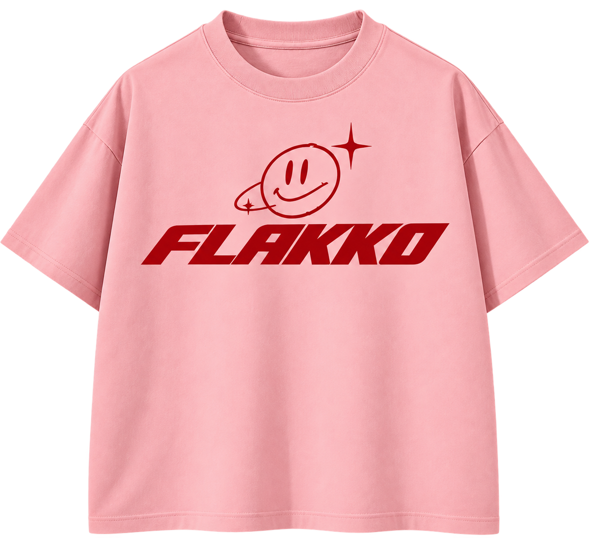 FLAKKO – SHORTY QUE TE VAYA BIEN | Oversized Tee Pink